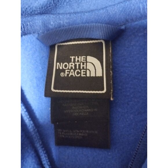 The North Face Women's M Softshell Jacket Blue Colorblock Wind Resistant - Picture 4 of 4